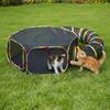 Outdoor Folding Play Tent Tunnel Circle Cat Tunnel Collapsible Outdoor Cat Enclosures Playground for Kitten Rabbit Bunny Ferret