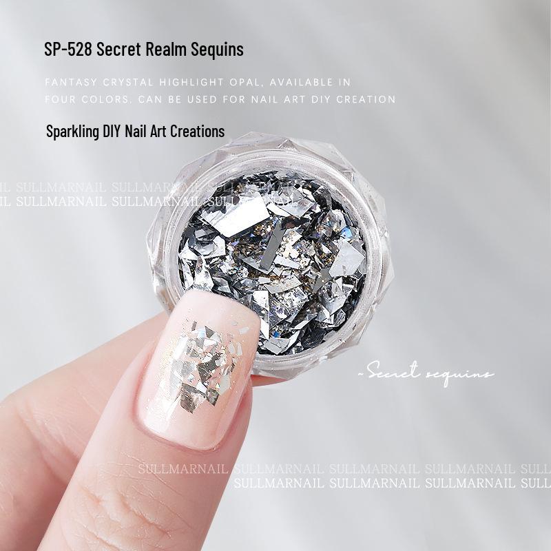 

Нейл-арт Радужный Глиттер Фрагменты Пайетки Микс