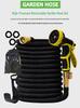 Gedeng 3x Telescopic High-Pressure Garden and Car Wash Water Hose Set with Spray Gun