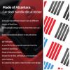 Betterhumz For Ford F-150 SVT Raptor 2015- Made of Alcantara Car Door Inner Handle Trim Sticker Tuning Decor 4PC Accessories