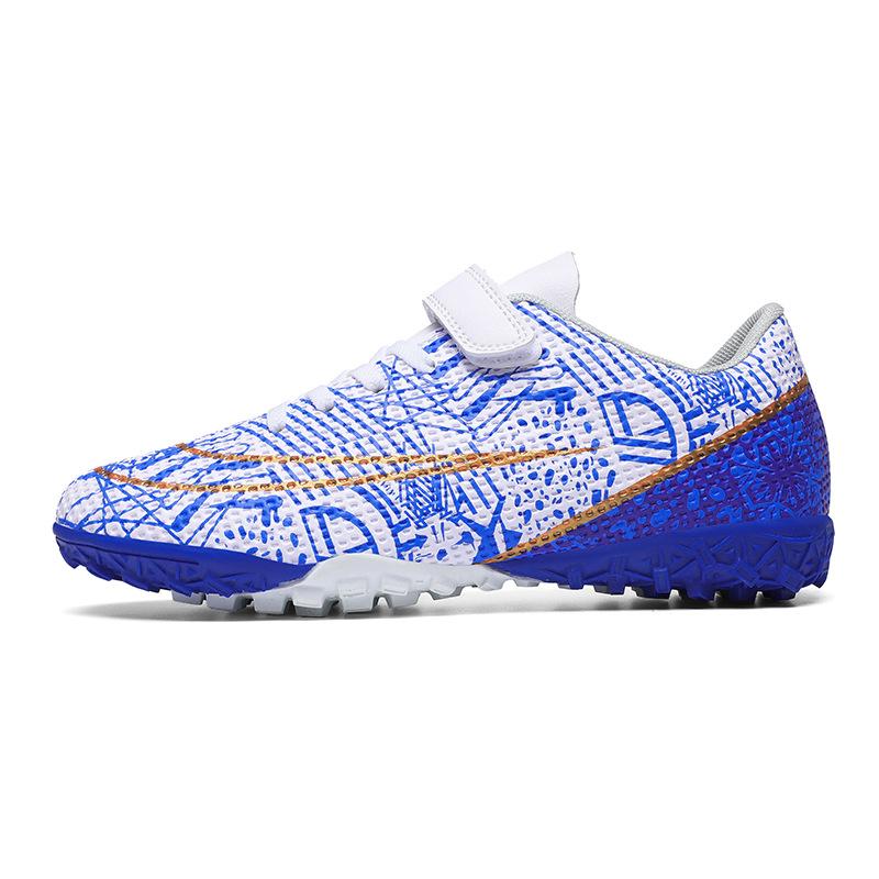 Low-top indoor and outdoor sports children's football shoes long broken nails youth Velcro training shoes football shoes