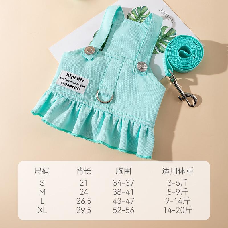 Pet Dress Cat Suspender Skirt Dog Clothes Summer Teddy Than Bear Universal Small Puppy Spring Summer Thin