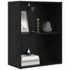 Bookshelf Black Oak Look 60 x 30 x 76.5 cm