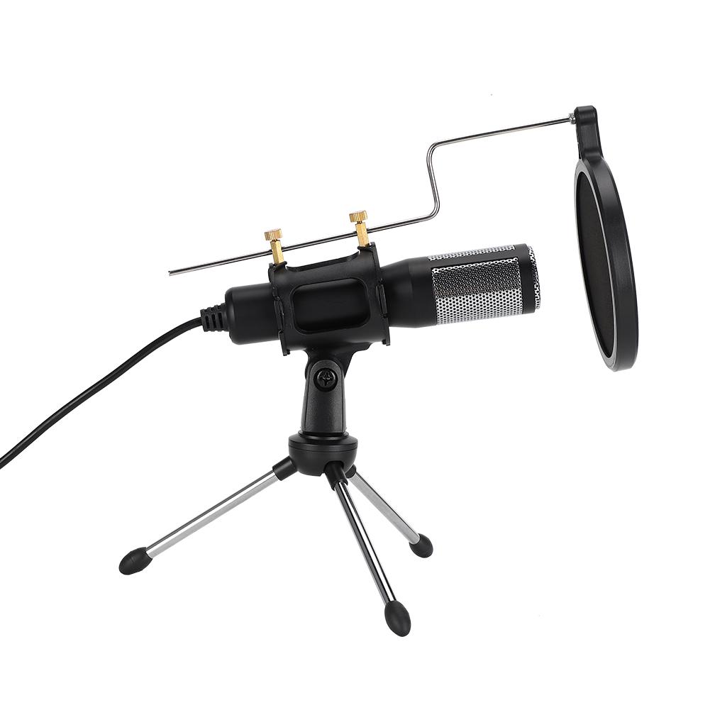 

USB Plug and Play драйвер Бесплатный домашний настольный конденсаторный микрофон для компьютерной конференции