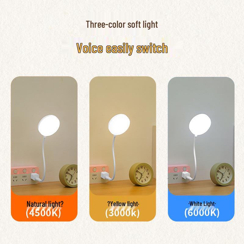 Voice-Controlled USB LED Night Lamp with AI