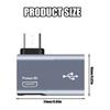 2-in-1 Power-in o USB to USB OTG Cable Adapter 90 Degree Right/Left Angled Host Converters for Keyboards