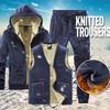 Men's Hoodies VestsXWinter Velvet Thick Tracksuit Casual Wool Men Warm