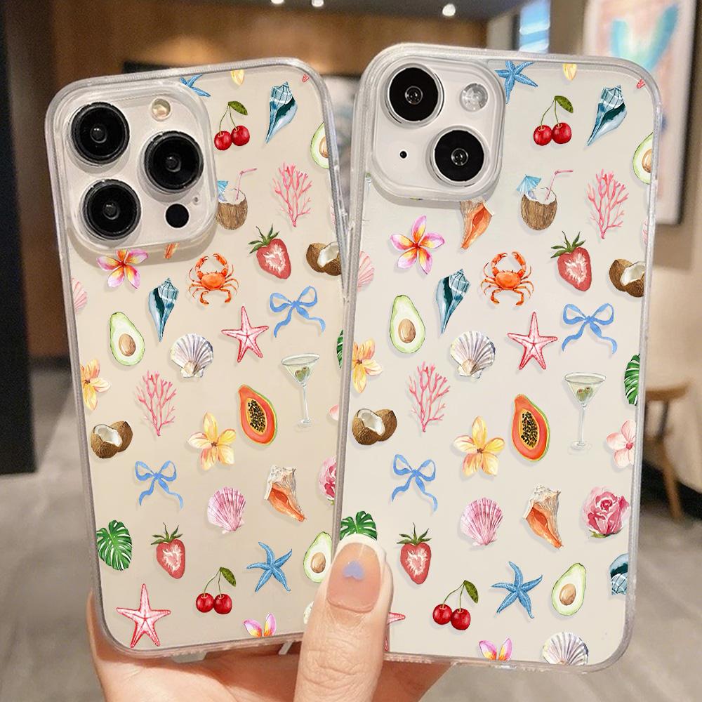 Acrylic Phone Case for iPhone 11 12 13 14 Pro 12 14 16 Pro Max for Samsung A16 A36 A56 S24 FE High-quality Painted Anti-fall Mobile Phone Case