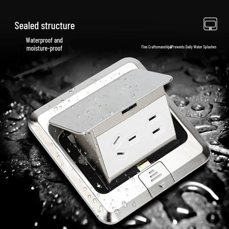Leilangs Pop-up Stainless Steel Floor Socket