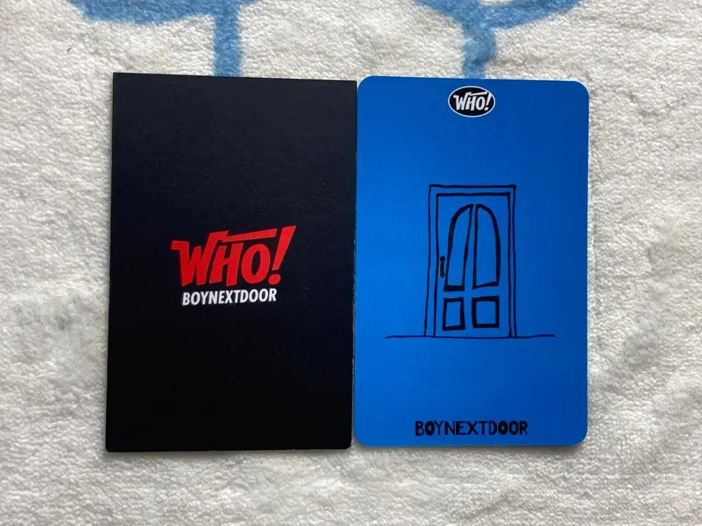 BOYNEXTDOOR Song Ho-po Ka Who Photocard (2 cards) Used