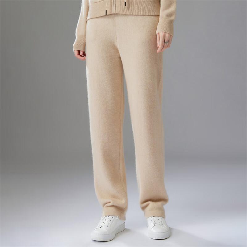 Fantrue Women's Loose Straight-Leg Cashmere Blend Pants