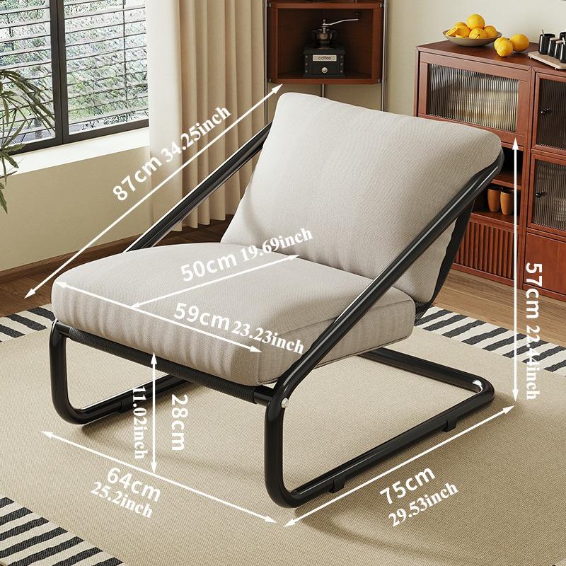 Lazy Sofa Chair Rocking Chair Home Lazy Chair Can Lie in The Living Room Single Leisure Adult Sofa Chair Cotton Linen Chair