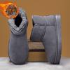 Snow Boots Men's New Winter Outdoor Velvet Fur Integrated Thickened Warm Waterproof Sports Couple Northeast Cotton Boots