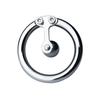 FRRK Small Negative Male Chastity Cage with Detachable Urethral Plug Stainless Steel Cock Lock Femboy Sex Toys Intimate Products