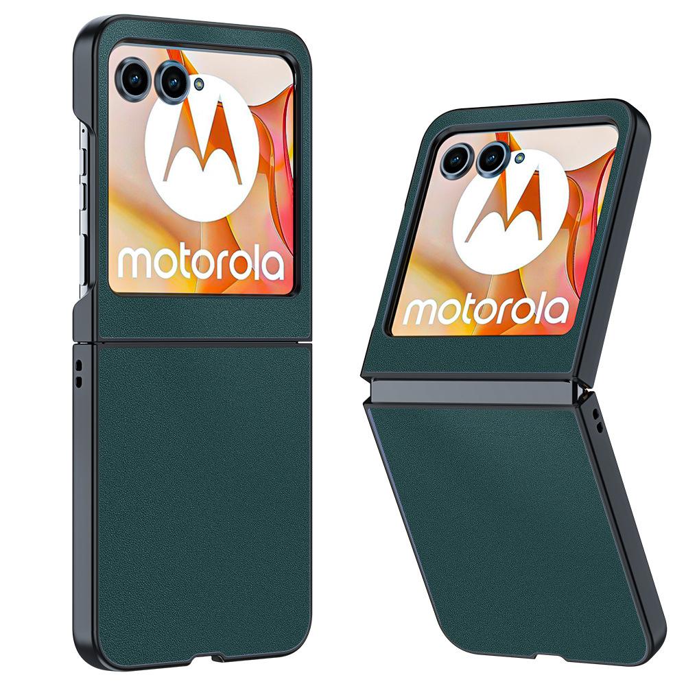 Pouzdro na mobilní telefon Motorola Razr60 proti pádu vzor uhlíkových vláken Kevlar kožené pouzdro Razr2025 ochranné pouzdro