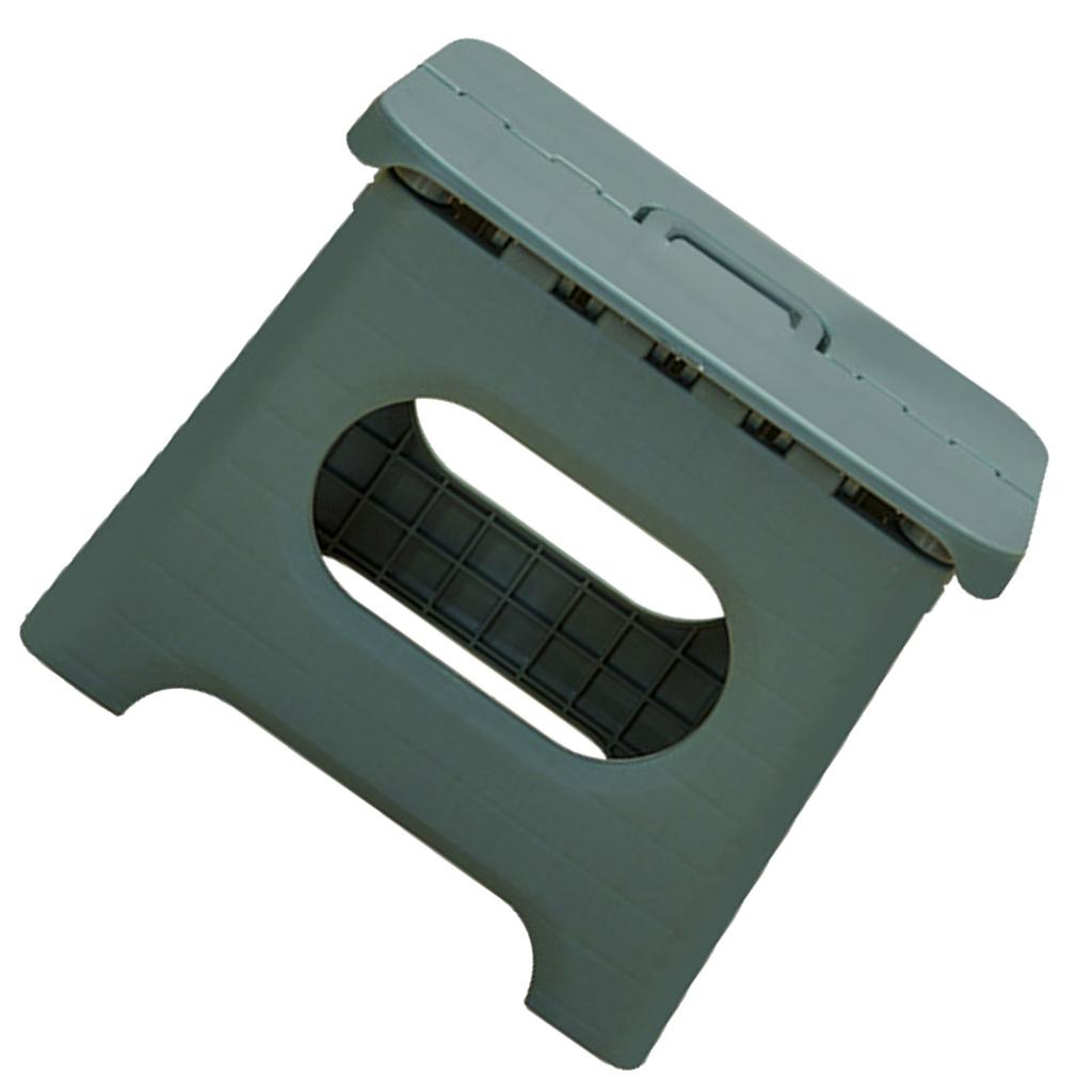 Kids Stool Plastic Portable Folding 100kg Load Bearing Lightweight Step Stool for Camping Picnic