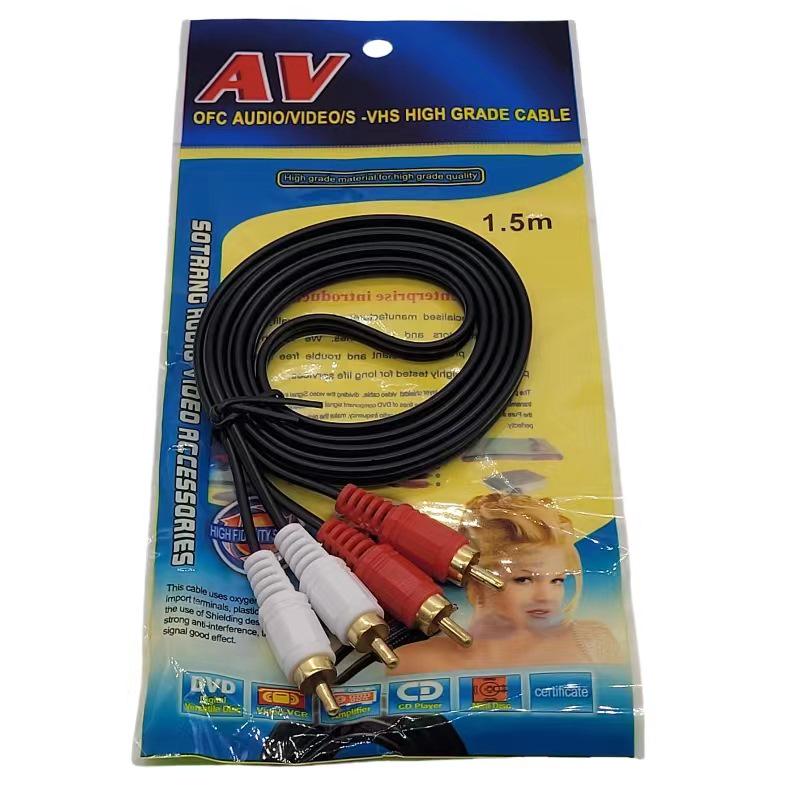 3.5mm to Dual RCA Audio Cable: Connects Computer Speakers with 2RCA Outputs