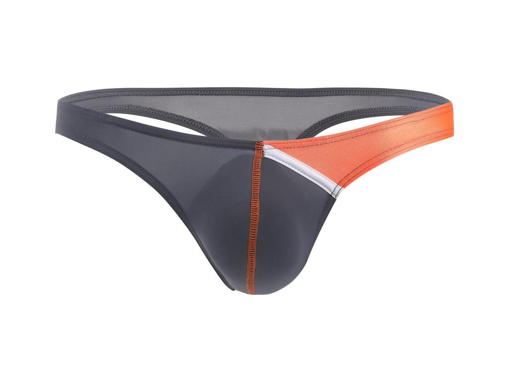 Tanga de Hombre de Seda de Hielo Elástica de Cintura Baja E042