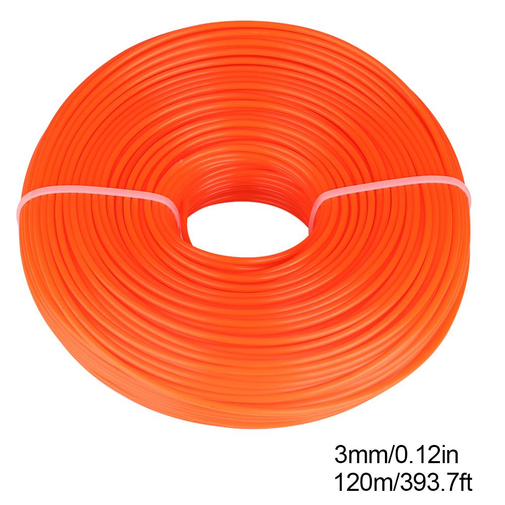 3mm Trimmer Line Nylon Cord Wire Round String Petrol Grass Trimmer 120m