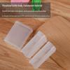 Boîte à épices ovale colorée et tendance à double couvercle | Pot à assaisonnement transparent et récipient pour MSG