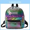 Rabbit Laser Colored Bear Letter Fashion Backpack Breathable Daily Suitable