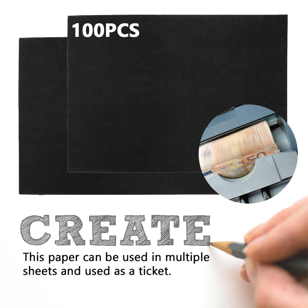A4 Kohlepapier zum Pausen Zeichnen 100 Blatt Kopie Durchschlag Schreibmaschine Quittungsblock für Malen Kreativität Design