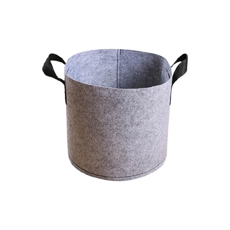 Nonwoven Fabric Grow Bags Garden Plant Pots with Handle Nonwoven Texture Suitable for Growth of Vegetables and Flowers