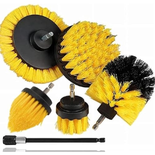 

Generic 6-Piece Cleaning Brush Set for Electric Drills, for Bathroom, Kitchen, and Car Cleaning