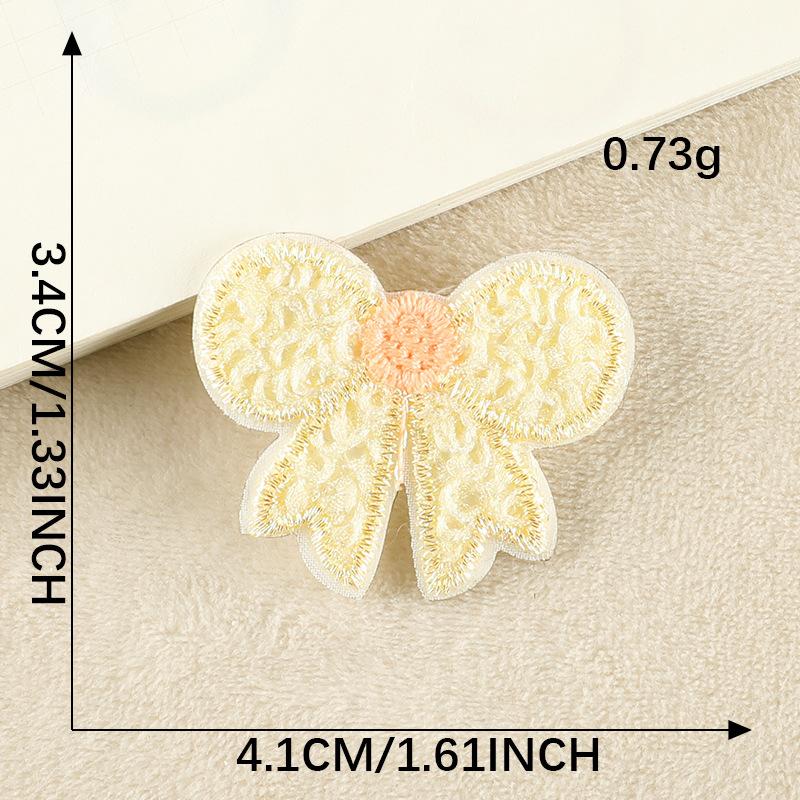 

Самоклеящиеся аксессуары для волос, носки, обувь и шляпы, декоративные аксессуары, банты, заколки, аксессуары, броши, вышитые наклейки A1L-B-1-1