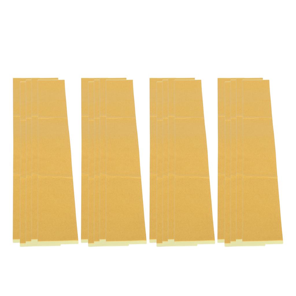 20pcs Zero Clearance Tape 2x14in Accurate Cut Double Sided Saw Woodworking Tape PVC Self Adhesive Strips for Position