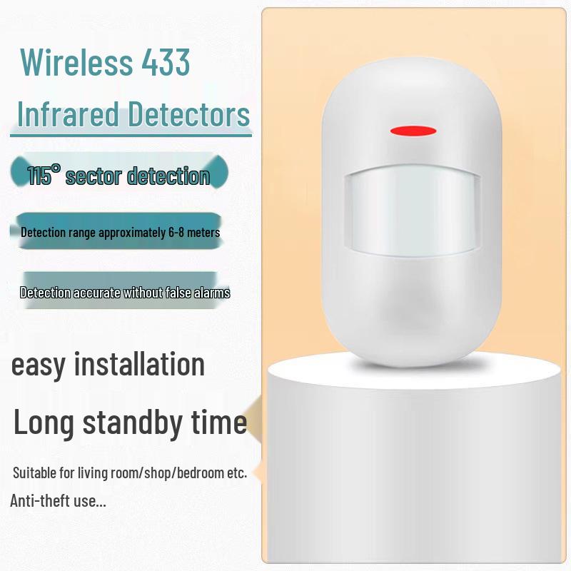 Wireless Infrared Motion Sensor Alarm for Doors and Windows