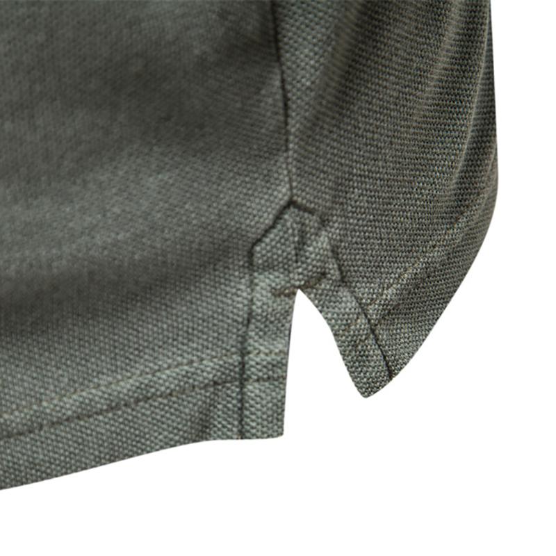 Gant Summer Embroidery Collar Sport Men's Pure Cotton Polo Shirt, Fashionable and Casual Men's Solid Color Short Sleeved T-shirt