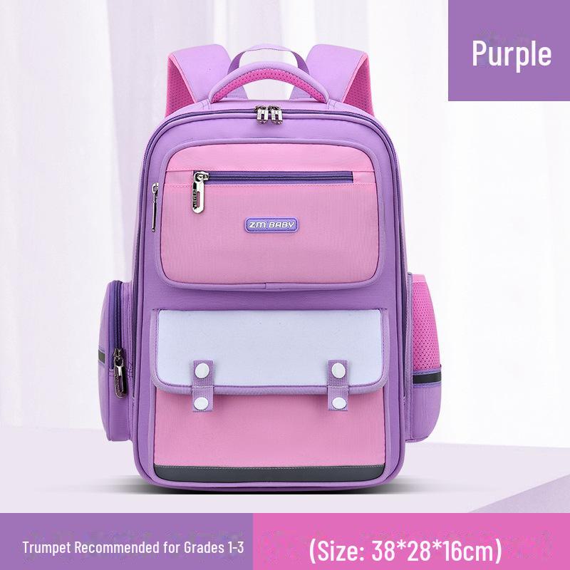 British Style Primary School Boy's Backpack: Lightweight, Large Capacity for Grades 1-6