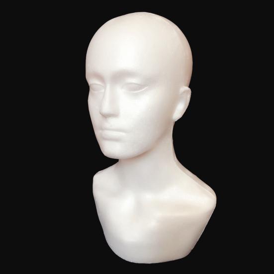 Mannequin Hat Display Lifelike White Foam Mannequin