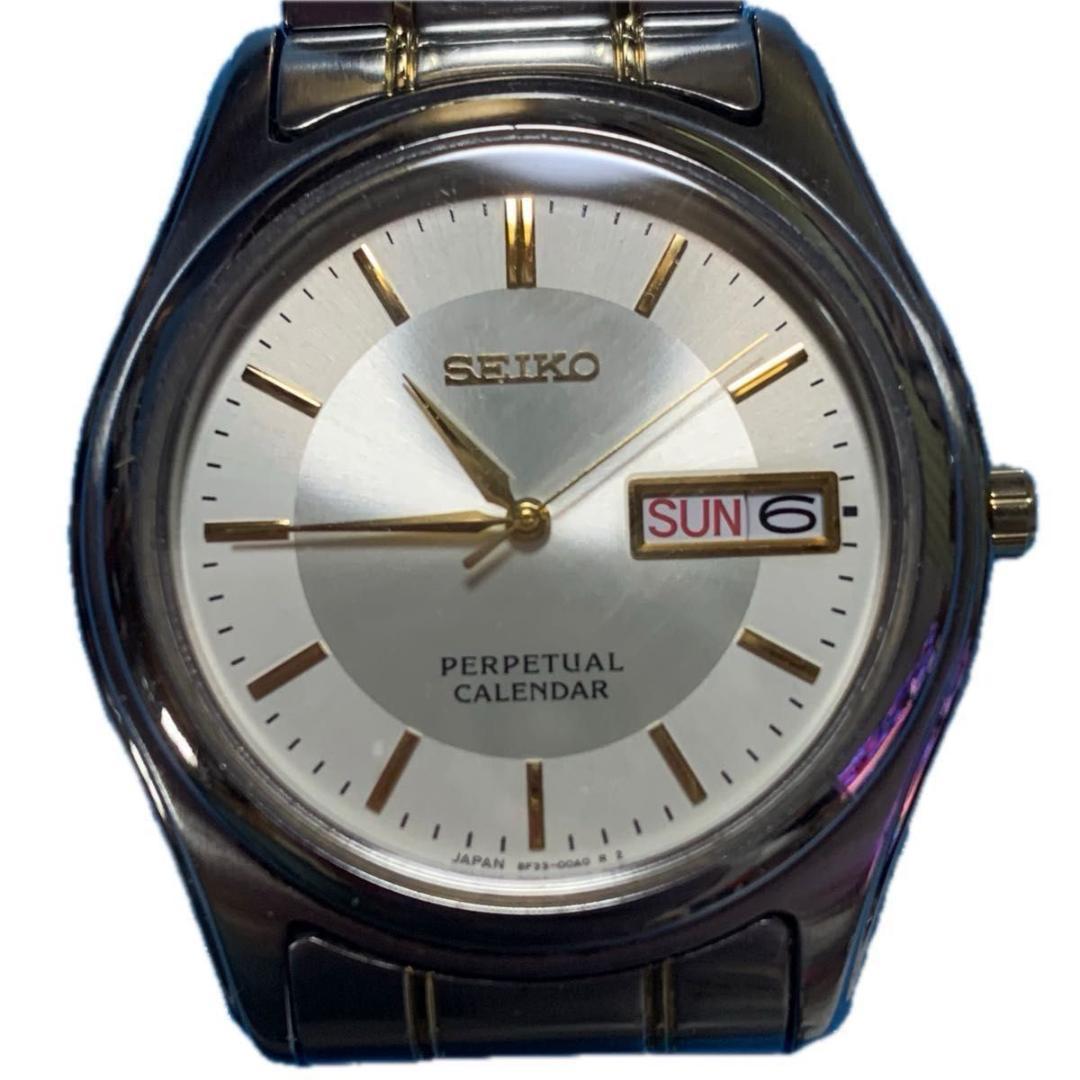 

[Б/У] Seiko Вечный Календарь, Рабочий, Батарейка Заменена