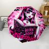 Custom Name Monster High Theme Automatic Umbrella, Lightweight & Portable, 8 Rib, Perfect for Outdoor Travel, Birthdays, Christmas, Gifts.