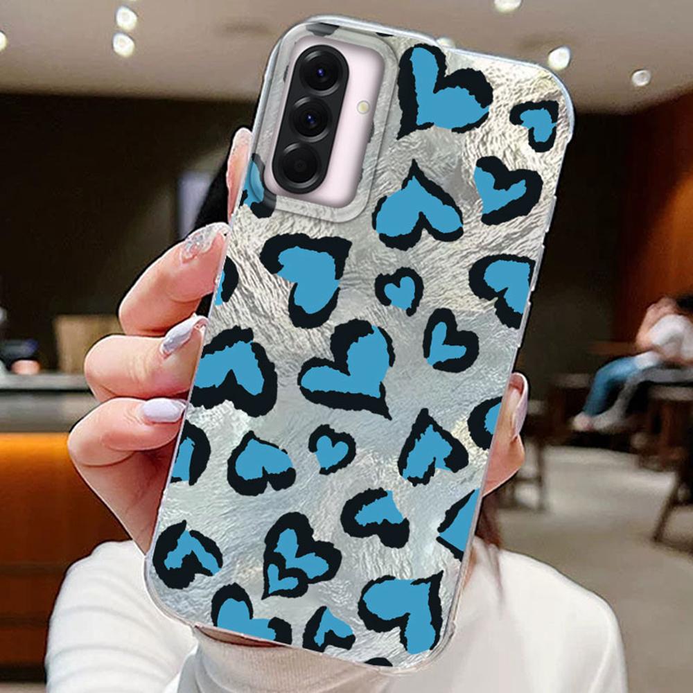 

Красочный градиентный розовый бабочка леопардовый принт для Samsung Galaxy A16 A36 A56 чехлы для телефонов силиконовый прозрачный мягкий бампер TPU жесткий чехол для задней панели ПК Samsung A16 белый