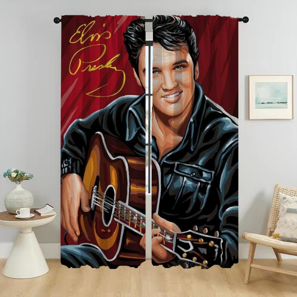 Elvies Window Curtain for Room 2 Panel Curtains for Bedroom Partition Home Interior Curtains Shades Living Kitchen Blackout