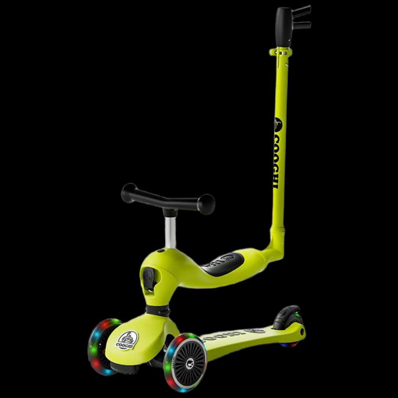 COOGHI V3 3-in-1 Kids Scooter & Stroller