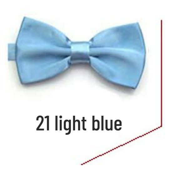 

Корейский стиль двухслойный галстук-бабочка для мужчин и женщин - модный однотонный свадебный аксессуар