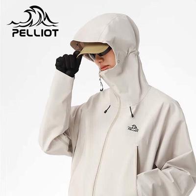 PELLIOT Unisex vėjui atsparus kietas apvalkalas lauko striukė