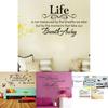 Elegant Vinyl Home Room Decor Art Quote Wall Decal Stickers Bedroom Removable Mural