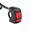 Universal Motorcycle Handlebar Kill Switch Electric Vehicle Headlight Modification Plastic Waterproof 2-Wire Switch