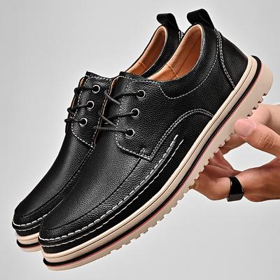 Genuine Leather Men Oxfords Shoes Handmade Italian Mens Casual Shoes Luxury Brand Moccasins Leisure Male Loafers Chaussure Homme