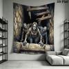 Horrible basement Wall Hanging Printed Fabric Blanket Decorative Tapestries for Bedroom Living Room Home Decor