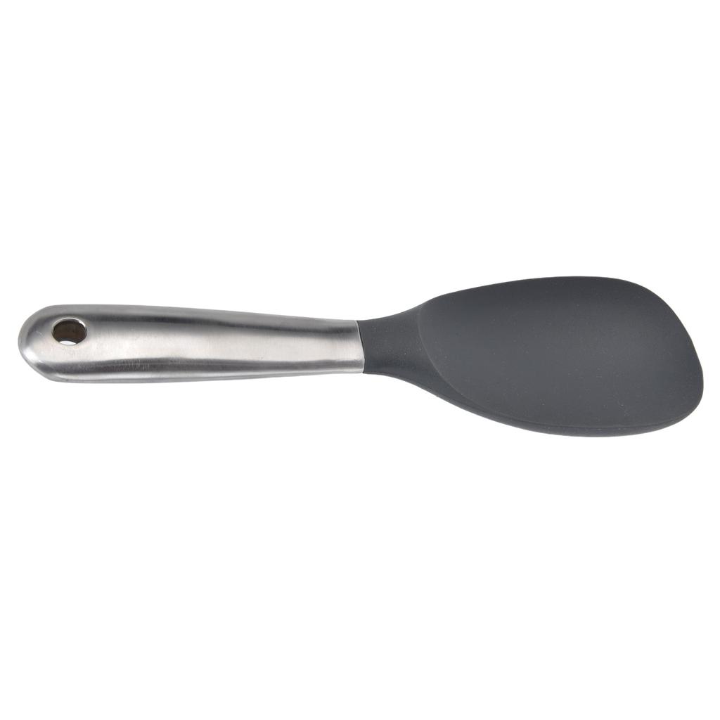Łyżka do ryżu z otworem do zawieszania, odporna na wysokie temperatury, bezzapachowa, zdrowa, łyżka do zupy, przybory kuchenne