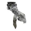 Detachable Silk Scarf Thin Floral Chiffon Scarves Fashion Neck Cover  For Women Lady Girls Female