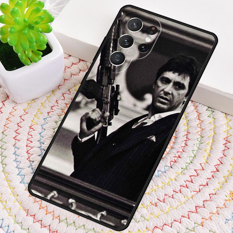 Scarface Tony Montana Print Phone Case For Samsung Galaxy Note 10 Pro S26 S25 S24 S23 S22 Ultra Plus S21 FE S20 Shockproof Cover