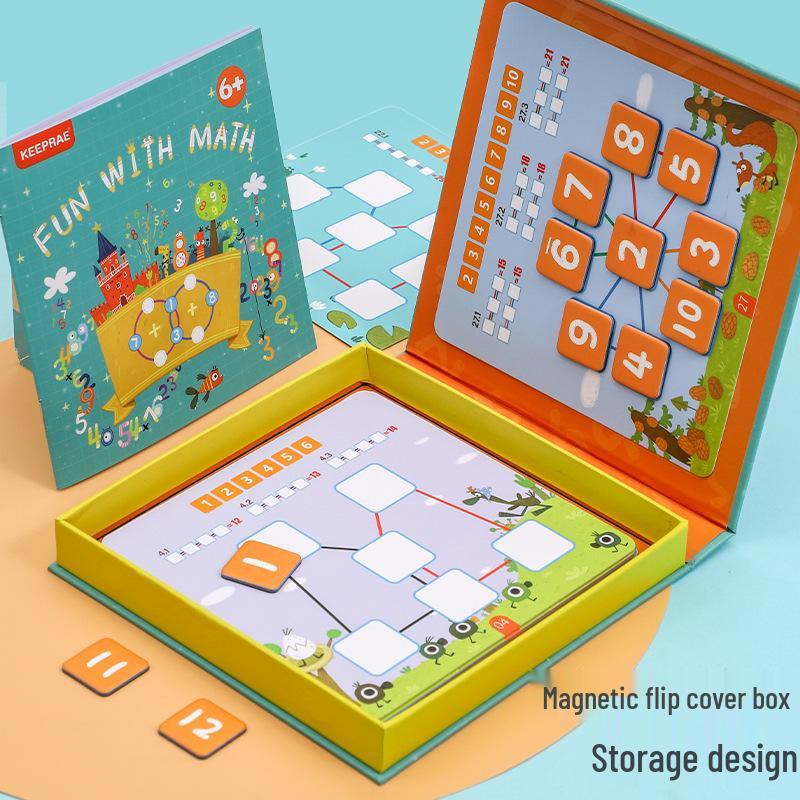 

Детский магнитный пазл судоку: Развивающая настольная игра для мальчиков и девочек