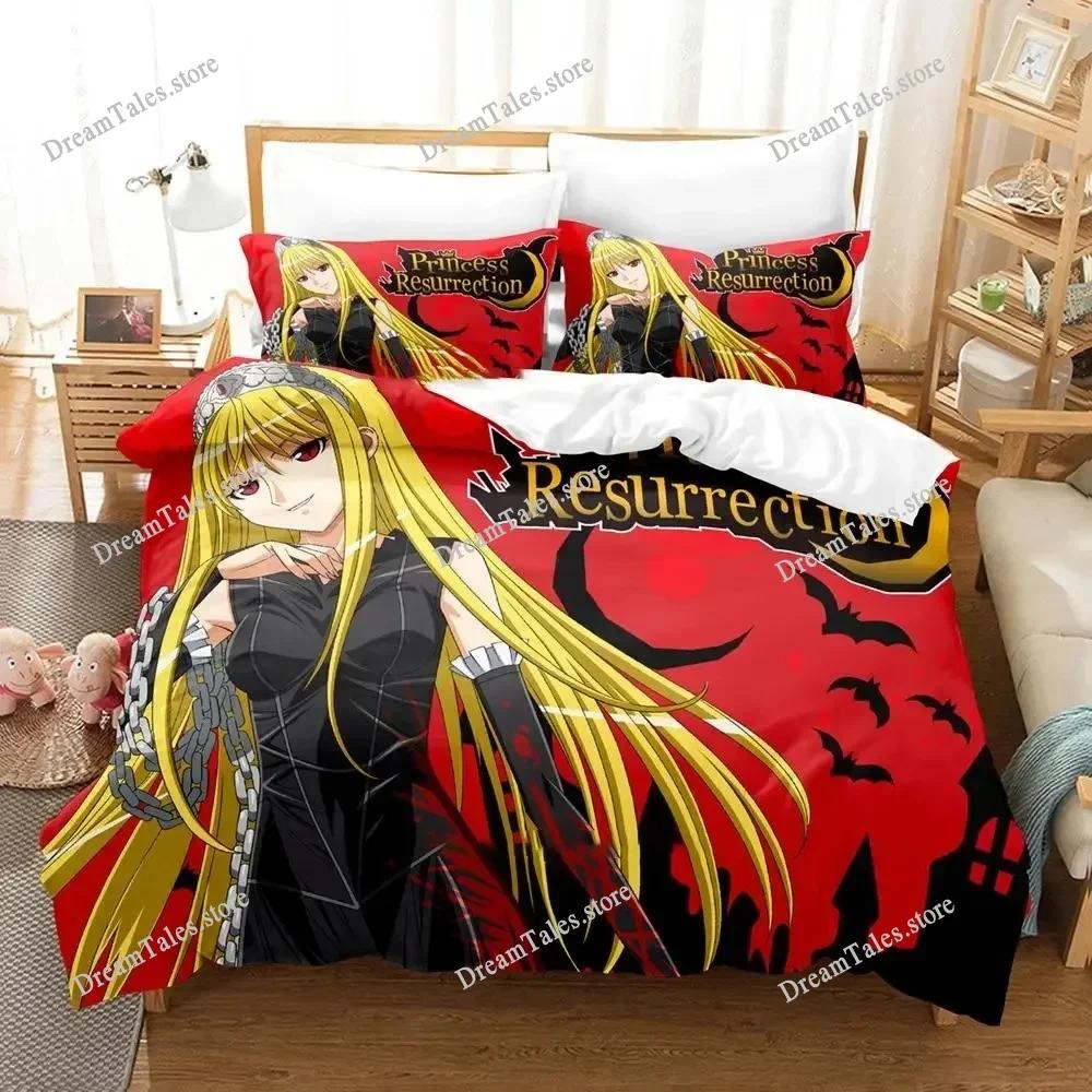 Anime Murder Princess Bedding Set Boys Girls Twin Queen Size Duvet Cover Pillowcase Bed Kids Adult Fashion Home Textileextile741